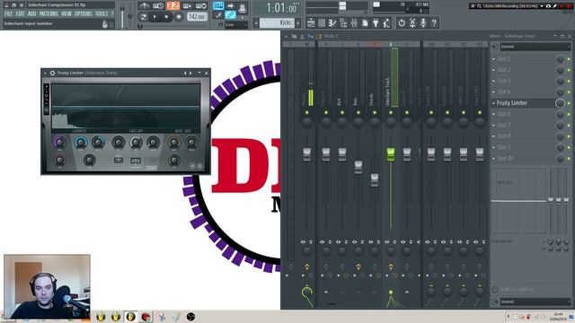 FL Studio Tutorial - How To Set Up Sidechain Compression Using The Fruity Limiter