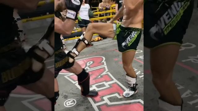 Push kick после Лоу-кика. Сборы на Пхукете. Виталий Дунец