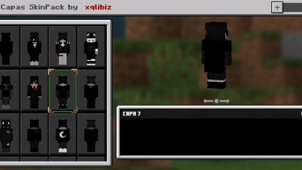 ✅18 Black Skins With Capes | MINECRAFT 1.17.11