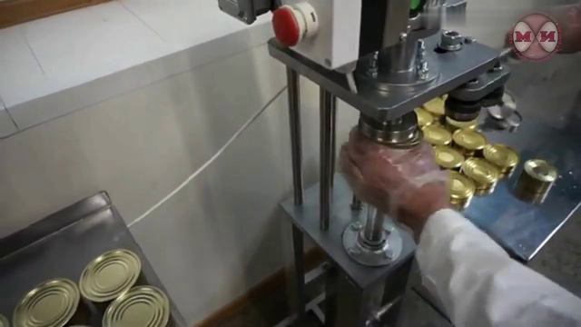 Машина укупорочная (закаточная машина для жестяных банок) ИПКС-127УЗ в консервной промышленности