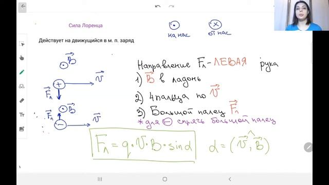 Физика ЕГЭ | Магнитное поле | Cила Лоренца | Сила Ампера | Правило левой и правой руки | ЕГЭ на 100 смотреть онлайн