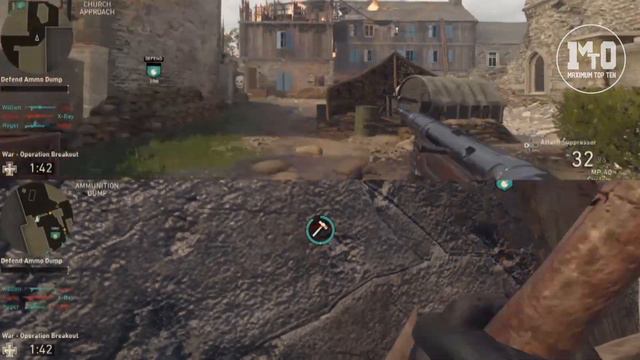 CALL OF DUTY WWII - COD WW2 SPLIT SCREEN WAR MODE - OPERATION BREAKOUT AXIS GAMEPLAY (PT.3)