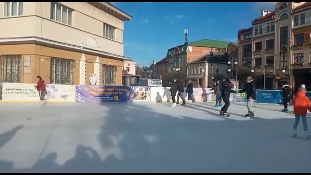 Ивано-Франковск Украина прогулка по городу смотреть онлайн