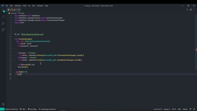 Automating Facebook login process using Python | Selenium || ITSNP смотреть онлайн