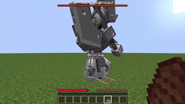 How Easy Kill Ferrous Wroughtnaut 10 Seconds Without Weapon? | Mowzie's Mobs