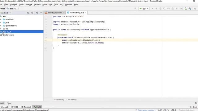Load Unload Modules/ Libraries/ Jar Files - Andorid Studio