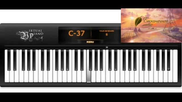Everlasting summer - OP (Virtual piano) смотреть онлайн