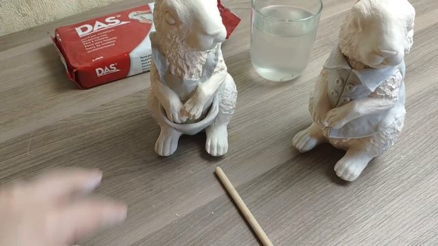 Пасхальные кролики - переделка FixPrice. Paperclay (папье-маше). Праздничный декор своими руками. смотреть онлайн