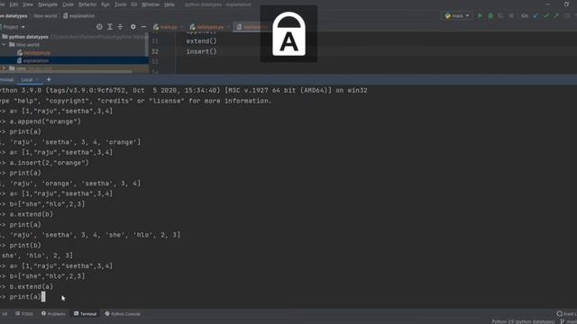 Python Datatypes (list methods) part 2 смотреть онлайн