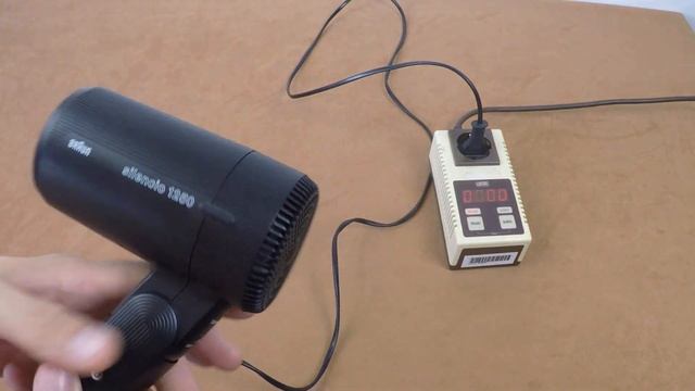 Фен дорожный Braun Silencio 1250 смотреть онлайн