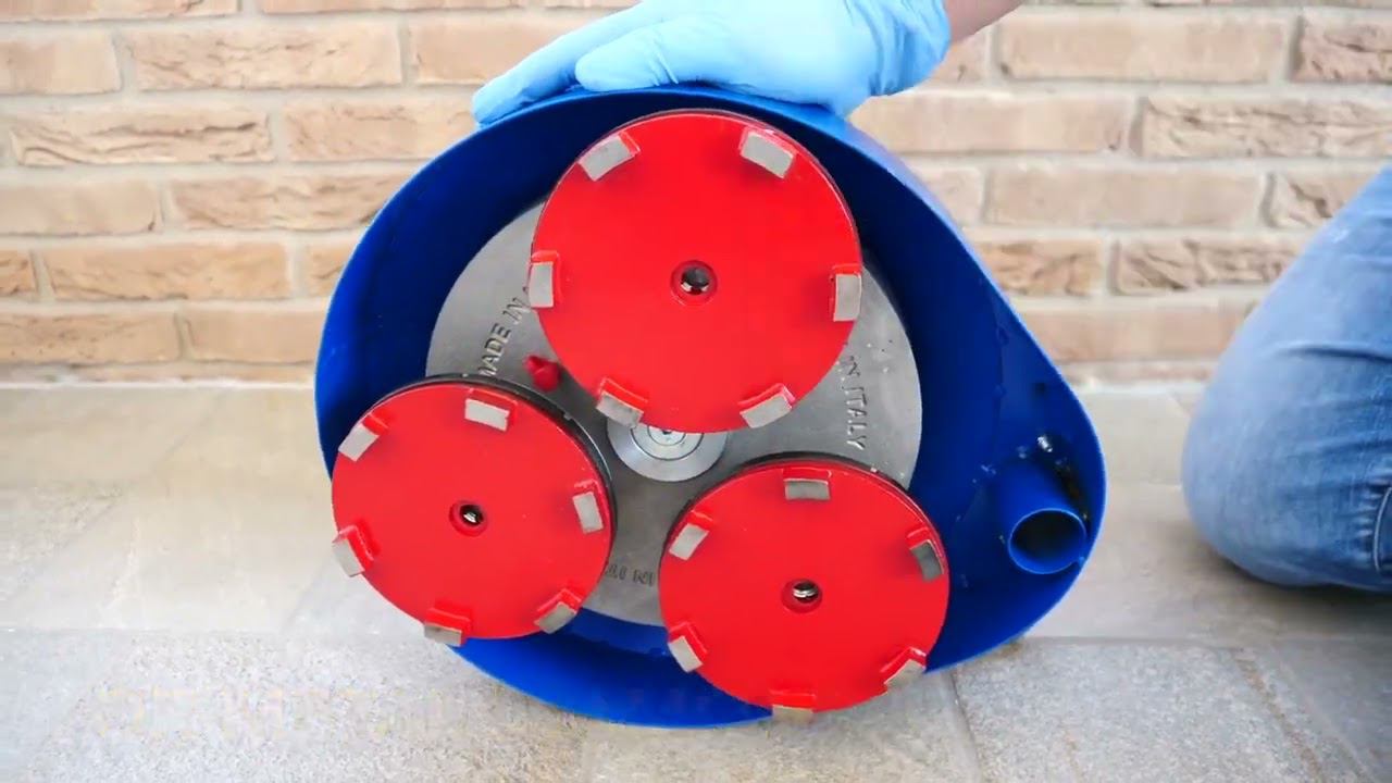 Однодисковая машина для шлифовки и полировки каменных полов и ступеней BABOL BIMACK Италия смотреть онлайн