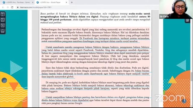 Kelas Mentoring Bahasa Melayu - Ringkasan смотреть онлайн