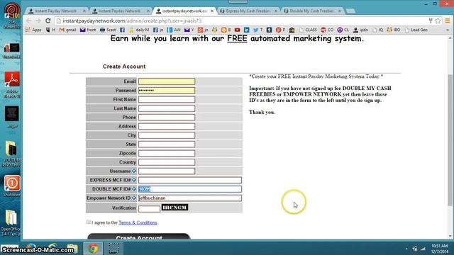 Instant Payday Network - International Members - How to Join and Promote your link смотреть онлайн