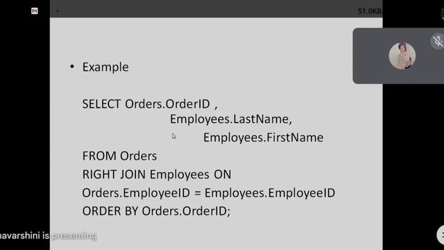 RIGHT JOIN - SQL смотреть онлайн