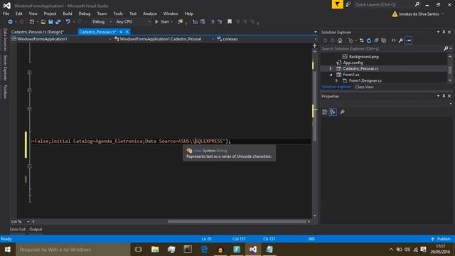 C# - EP3 - Conexão Banco SQLServer com Visual Studio смотреть онлайн