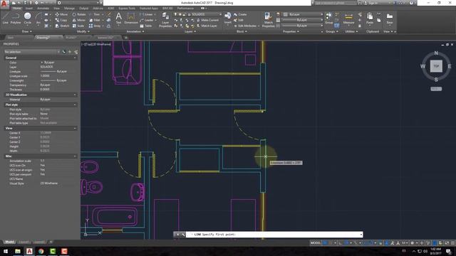 Tutorial Autocad 2017 Básico - (HATCH) - Diseñando una Casa 4 смотреть онлайн