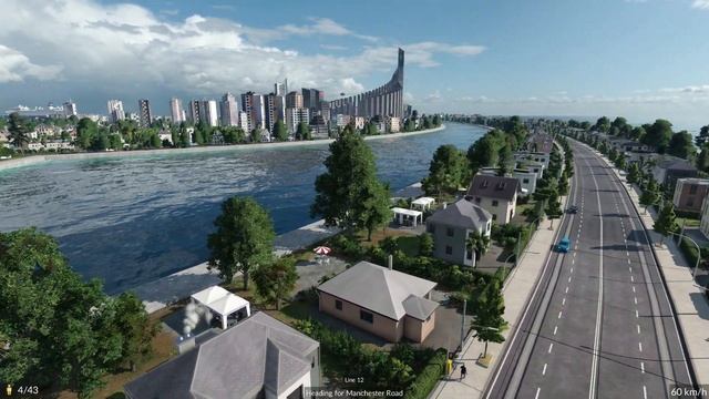 Transport Fever 2 - Driver's eye view(First stop:Paradise Island) смотреть онлайн