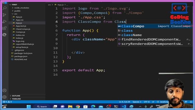 8. How to use Class Component in REACT JS in Hindi by Vikas Singh JAVASCRIPT смотреть онлайн