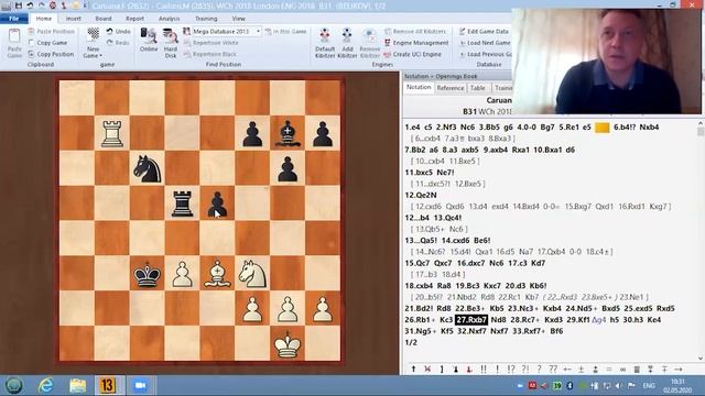 Урок 5. Анализ 4 и 6 партий матча на Первенстве мира по шахматам Карлсен – Каруана