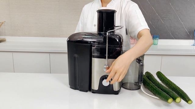 Centrifugal Juicer CJ 9002 Home Vegetable and Fruit Blender Juicer Extractor смотреть онлайн