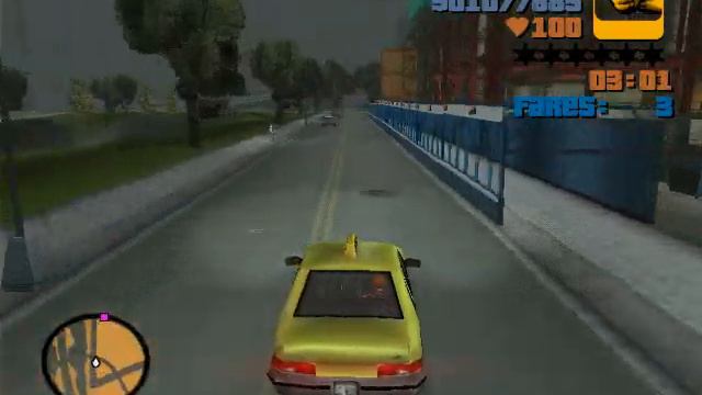 GTA 3: Taxi Driver gameplay смотреть онлайн