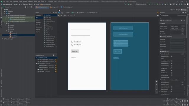 Controles RadioGroup y RadioButton смотреть онлайн
