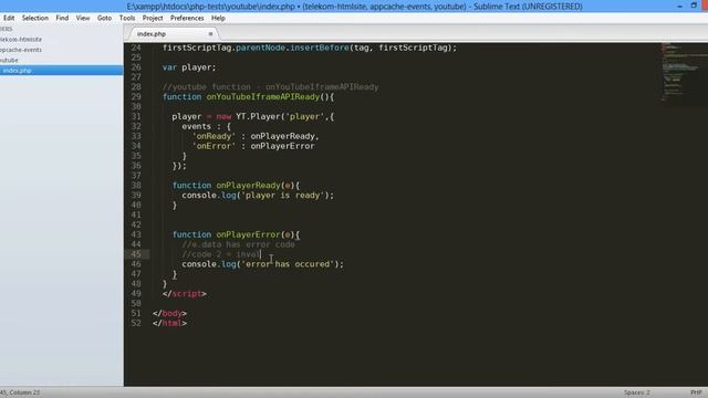 03 Easy Youtube iframe API Error Event error Codes 720p смотреть онлайн