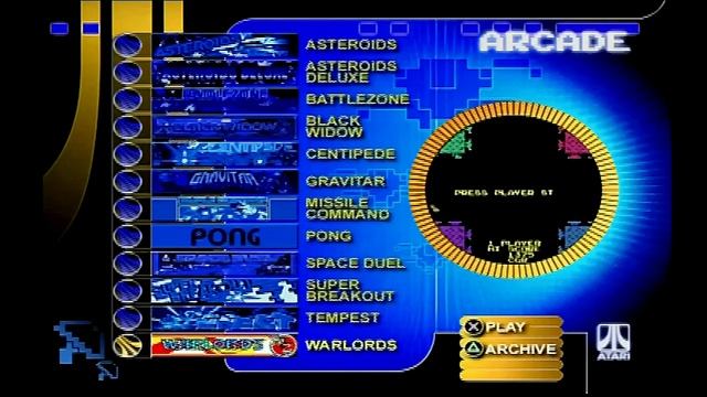 Atari Anniversary Edition Redux  (2001) (PS1)|