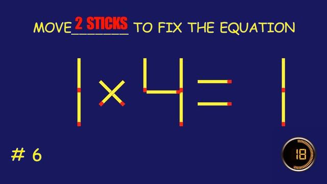 Matchstick Magic 153| Fix by Moving Matchsticks| Can you solve the puzzle? | Logic Matchstick Trick смотреть онлайн