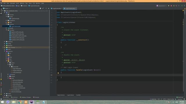Login history - Laravel - Events and Listeners - how to make смотреть онлайн