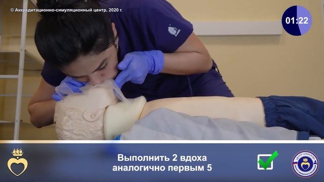 Базовая СЛР у детей от 1 года до 8 лет смотреть онлайн