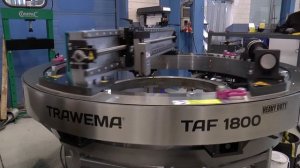 TRAWEMA® GmbH - Мобильный станок с наружным креплением для обработки фланцев TAF1800
