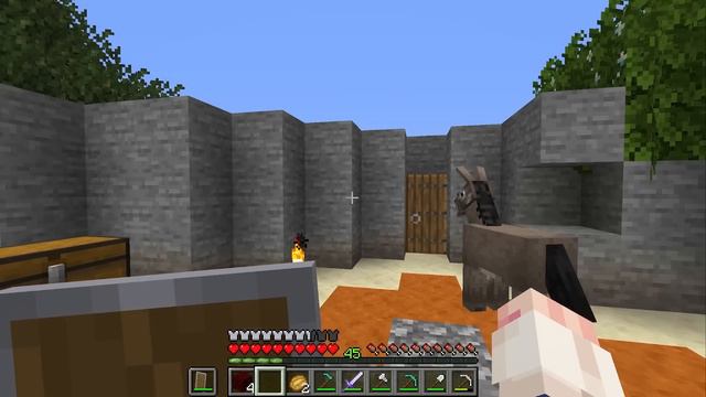 Villager Trading and Danger in the Nether! - Minecraft One Block Skyblock | Episode 6 смотреть онлайн