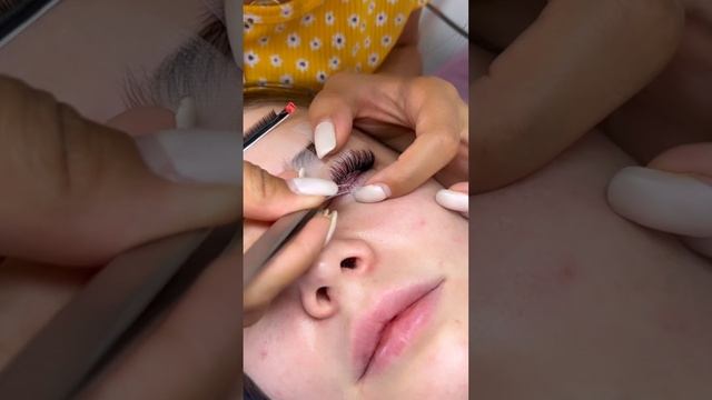 Нарашивание нижних ресниц , наращивание ресниц, lash technic #ресницы #lashes смотреть онлайн