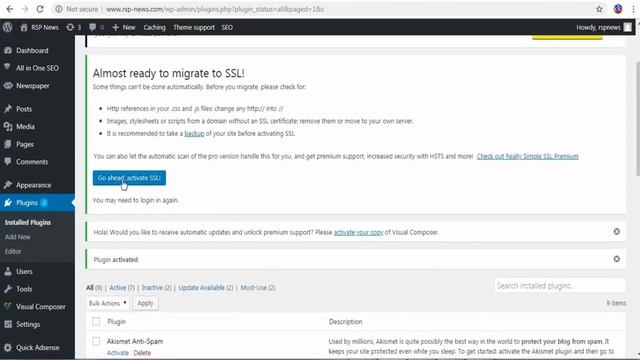 How to put SSL Certificate on wordpress Website 2019 смотреть онлайн