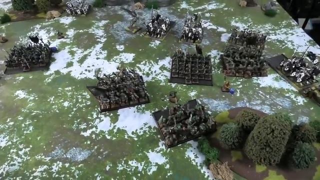 Warhammer Fantasy 6th Edition Battle Report | Orcs & Goblins vs Bretonnia смотреть онлайн