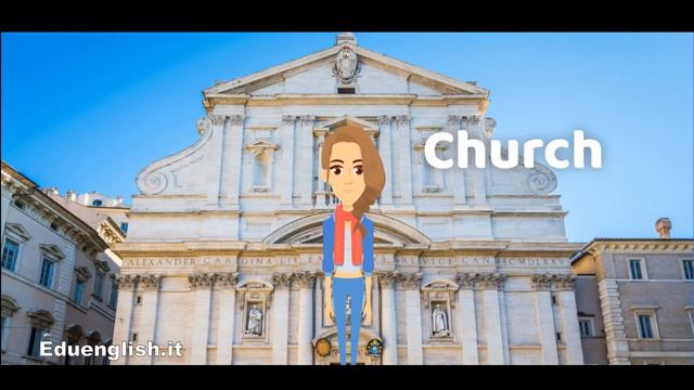 Around Town, Basic Vocabulary About Places In Town And City | English Learning For Kids