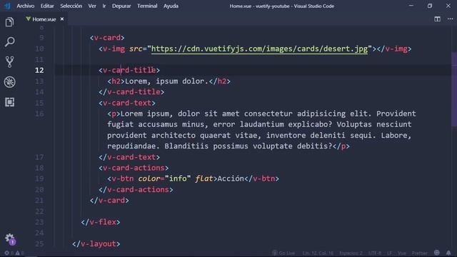 #5 VUETIFY - Card Material Design【Responsives】Curso ESPAÑOL de Vue.js смотреть онлайн