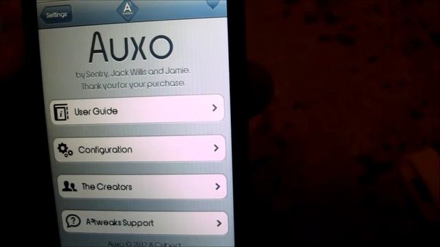 Cydia Tweak Auxo Fully Compatible iOS 5 & iOS 6 смотреть онлайн