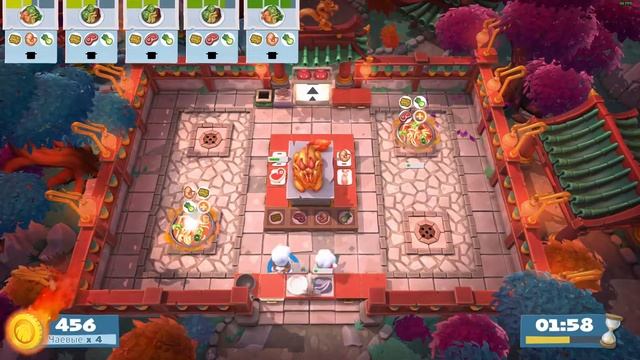 Overcooked! 2 — сезонные обновления (co-op 2 player, 4-stars) (запад 3) 1-2 смотреть онлайн