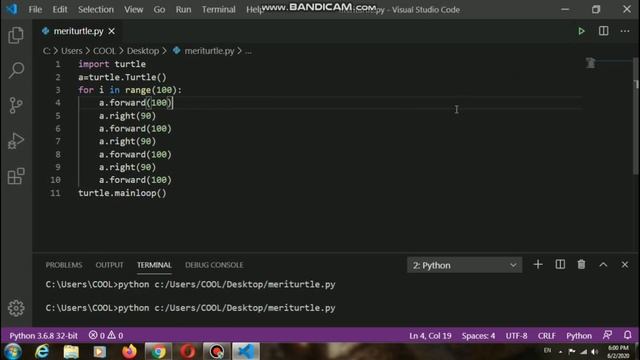 Turtle module short project in python | priyansh jain | python Tutorial for beginner | projects смотреть онлайн