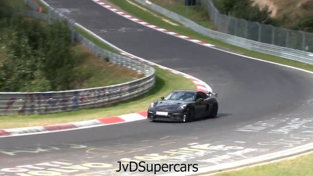 2021 Porsche 718 GT4 RS SPIED Testing on the Nurbürgring! смотреть онлайн