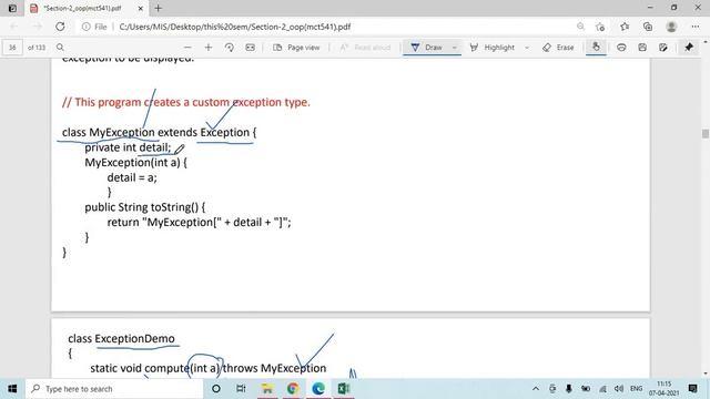 Lecture - 19 Exception Handling Contd.. смотреть онлайн