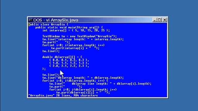 java tutorial Lesson6 Array Initial Values смотреть онлайн