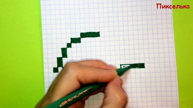 Как Рисовать Кавайную Морскую Черепашку по Клеточкам ♥ Рисунки по Клеточкам смотреть онлайн