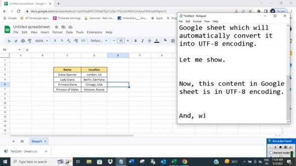 Convert Excel sheet to CSV with UTF-8 encoding