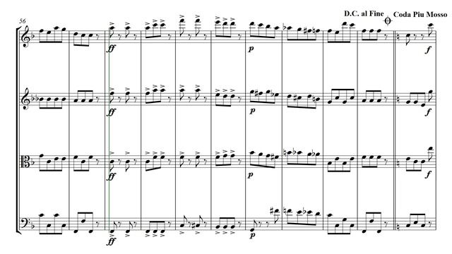 Strauss Pizzicato Polka | String Quartet Sheet Music смотреть онлайн