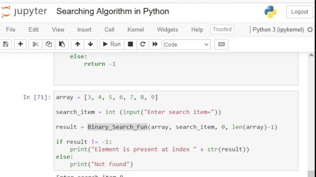 Binary Search in Python Recursive Method: Part-3|Binary Search Algorithm| Recursive Method in Pytho смотреть онлайн