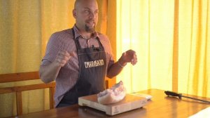 Варено-копченая Грудинка. Очень простой рецепт.