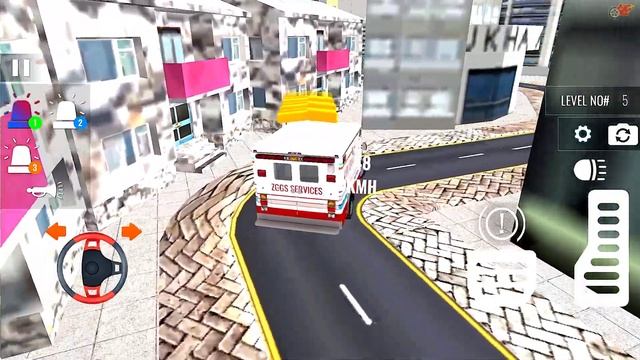 City Ambulance Driving Simulator 3D - Rescue VAN Parking Game | Android Gameplay смотреть онлайн
